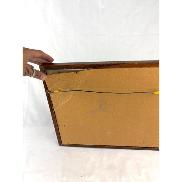 Vintage Realistic Eye Drawing 1990s Artist Signed Matted + Framed Wall Art - Picture 7 of 11